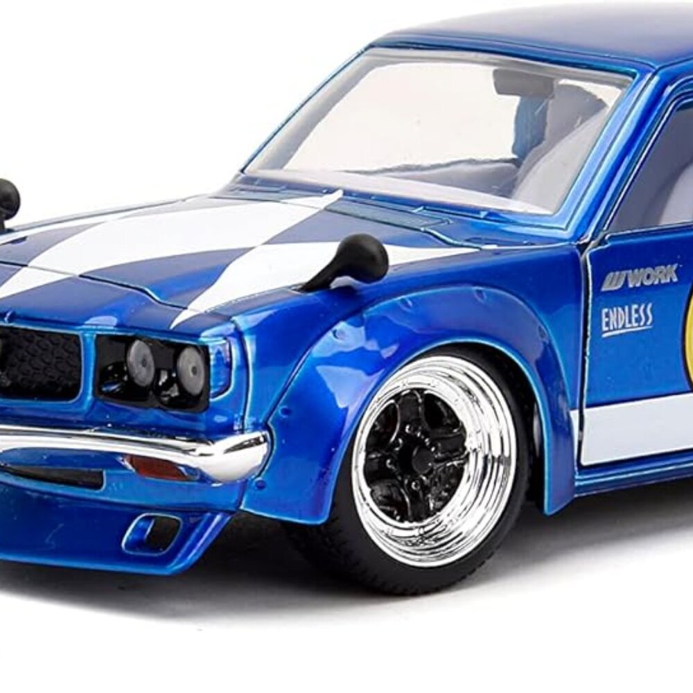 Jada Power Rangers 1:24 1974 Mazda RX-3 Die-Cast Car with 2.75